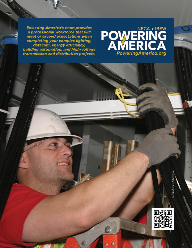 Powering America's team provides a professional workforce for your electrical construction projects.